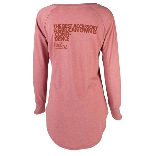 Glock Girl Confidence Long Sleeve Shirt Blush 2XL - AP960349