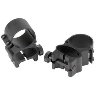 Weaver Detachable See-Thru Scope Rings 1" Matte - 49523