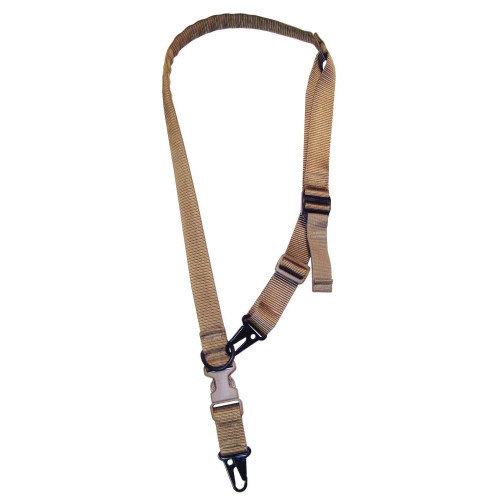Military TacShield Warrior 2n1 Padded Sling with HK Snap Hook 1.25" Coyote