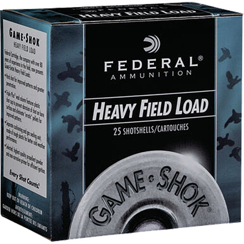 Federal Game-Shok Heavy Field Load 12 Gauge 2.75 in. 1 1/8 oz. 6 Shot 25-Round