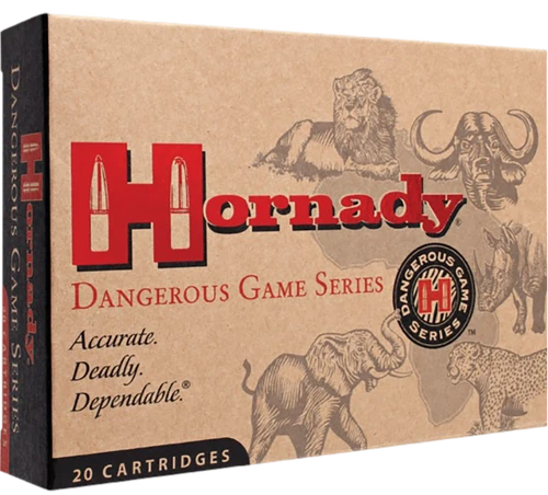 Hornady Dangerous Game Solid 416 Rigby Ammo 400gr 20 Rounds - 8265