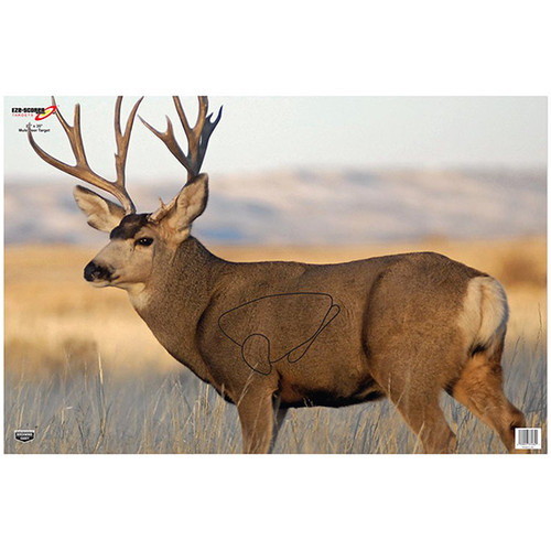 Birchwood Casey Eze-Scorer Mule Deer 23x35 Paper Target 2 Pack - 37482