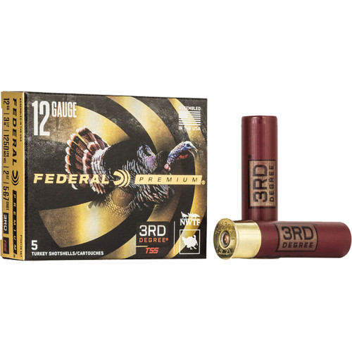 Federal 3- Degree /6 12 Gauge Ammo 3-1/2" 2oz #7 5 Rounds - PTDX139 567