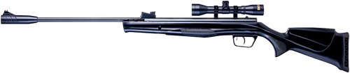 Beeman Sportsman Combo Gas Ram 177 Pellet 1-Round Black Fixed Stock Fiber Optic - 10616GP