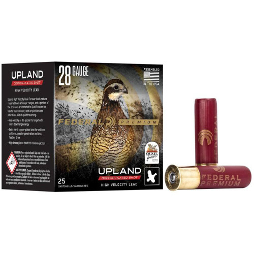 Federal Premium Upland Quail Forever High Velocity 28ga 2 3/4" 3/4oz #7.5 25/ct