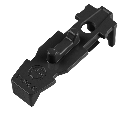 Magpul MAG804-BLK Tactile Lock-Plate Type 2 Made of Polymer w/ Black Finish & 1/8" Double Ridge for PMAG 10/20/30 AR/M4 GEN M3/AR 300 B M3 Floor Plates/5 Per Pack