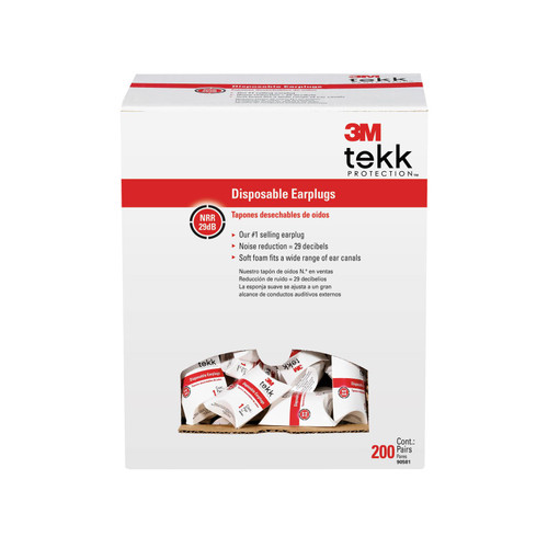3M Peltor E.A.R. Soft Foam Plugs - 200pk