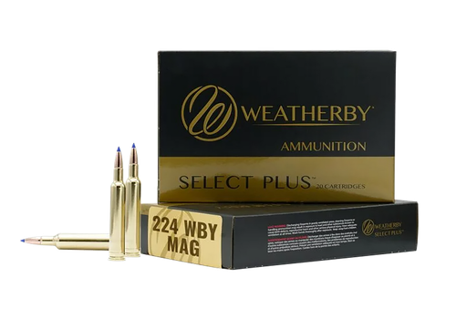 Weatherby 224WthbyMag 50gr Hornady V-Max 20 Per Box/10 Case
