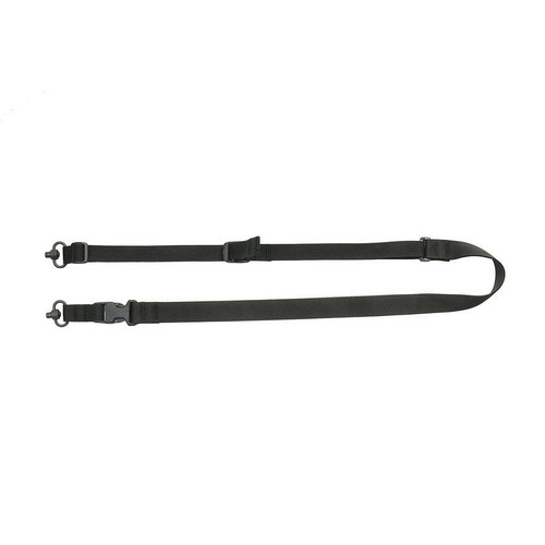 Military TacShield 2-Point Quick Adjust Sling with QD Attachments 1.25" Black