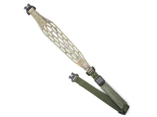 Sims Vibration Laboratories Limbsaver Kodiak "Air" Rifle Sling Adjustable Grip QD Swivels Camo