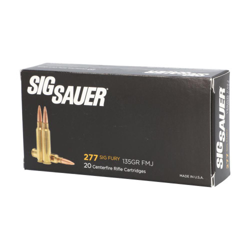 Sig Sauer Elite Ball Rifle Ammunition .277 Fury 135gr FMJ 20/ct