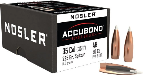 Nosler Bullets 35 CAL .358 225gr Accubond 50-Count