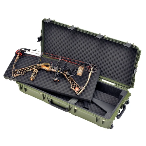 SKB ISeries Double Bow/Rifle Case Green 42" - 3I-4217-DB-M