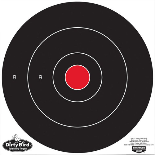 Birchwood Casey Dirty Bird Target Bullseye 12 in. 12 Pack
