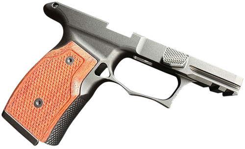 Sharps Bros Grip Module Black w/ Cherry 7075-T6 Aluminum Fits P365X/P365XL