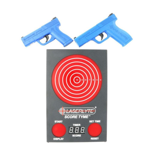 Laserlyte Score Tyme Trainer Target Versus Kit with 2 Pistols and Point - L01-00032