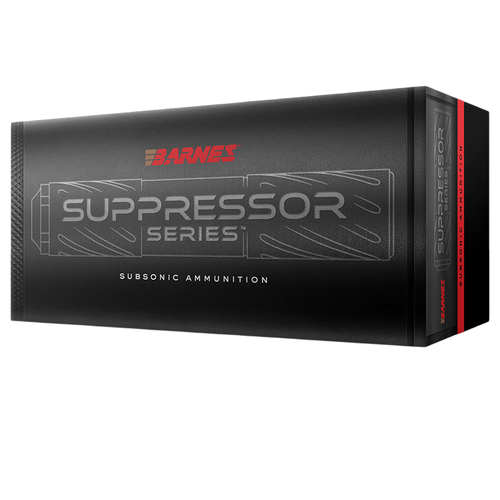 Barnes Suppressor Series Sierra JHP Handgun Ammunition 9mm Luger 147gr 50/ct
