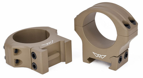 Warne WAR Hyperlite Rings 30MM Low Dark Earth