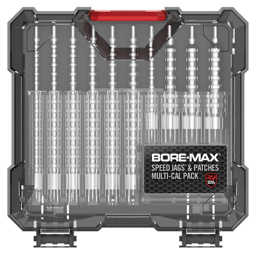 Real Avid/Revo Bore-Max Jag & Patch Set Multi-Caliber Nickel-Plated 10 Jags 500 - AVBMJAGS