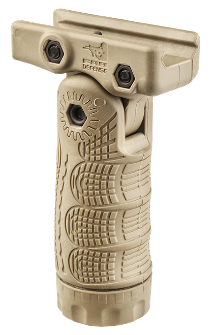 FAB Defense T-Fl Vertical Folding Foregrip 7 Position Flat Dark Earth - FXTFLT