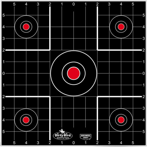 Birchwood Casey Dirty Bird Target Sight-In 12 in. 12 Pack
