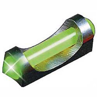 TruGlo Fat Bead Ithaca/Rem/SKB/Wthby Orion Green Fiber Optic Black - TG948AG
