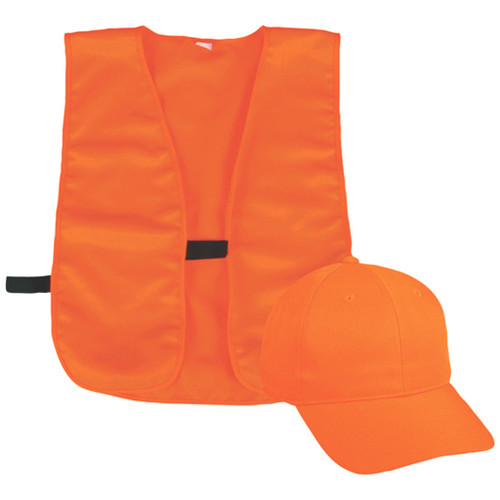 Outdoor Cap Vest and Combo Blaze Orange Adult - BLZCPV