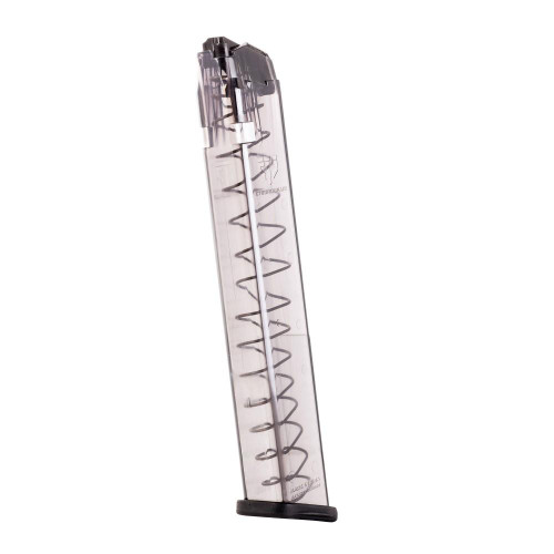 ETS Omega Glock 17/19/19x 9mm 30rd Magazine, Clear - OMG-GLK-18