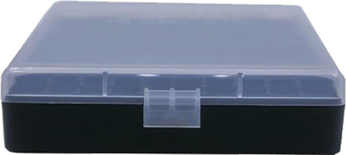 Berry's Ammo Box 40S&W/45 ACP Clear/Black Polypropylene 100-Round - 16678