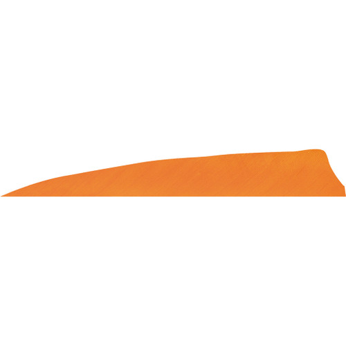 Gateway Shield Cut Feathers Flo Orange 4" LW 50 Pack - 400LSSFO-50