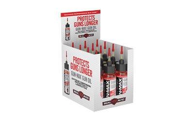 Real Avid Gun Max Oil 1OZ 12PK PDQ