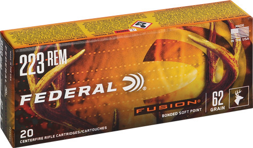 Federal Fusion 223 REM 62gr 20-Round 10BX/CS