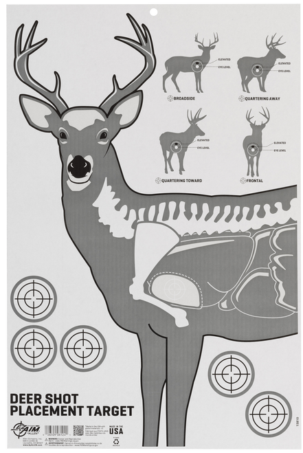 Allen Deer Vitals Corrugated Target Hanging Paper