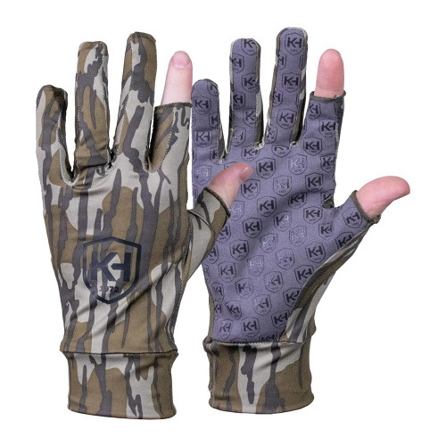 Moultrie Run N Gun Mossy Oak Bottomland Fingertipless OSFM - KHT0211