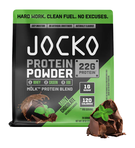 Jocko Chocolate Mint Protein Powder Bag