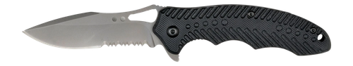 Ruko TIN 3-3/4"SERRATED Folding G10