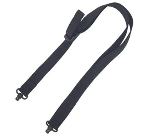 Military TacShield Sport Ridge 2 Point Rifle Sling 1" Wide QD Swivels Black - 03502BK