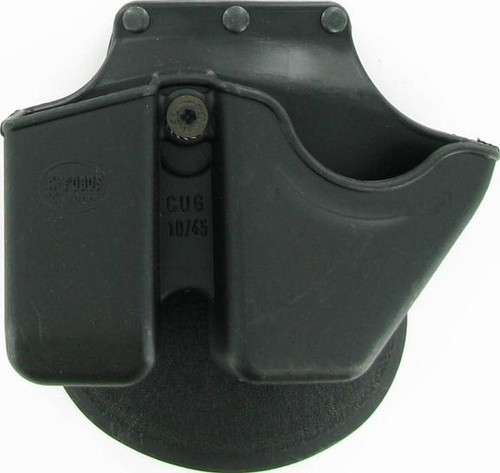 Fobus For Glock/H&K 10 mm/.45 Roto Handcuff/ Magazine Holster Paddle Double - CUG1045RP