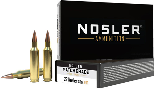 Nosler Match Grade 22CM 85gr RDF HPBT 20-Round 10BX/CS