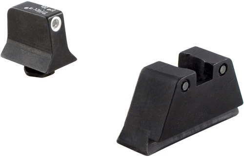 Trijicon Bright & Tough Night Sight Suppressor Set for Glock White Front/Black - GL201-C-600658