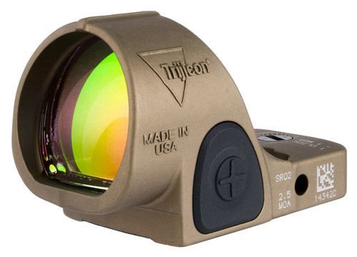 Trijicon SRO Adjustable Sight LED 2.5 MOA Red Dot Coyote