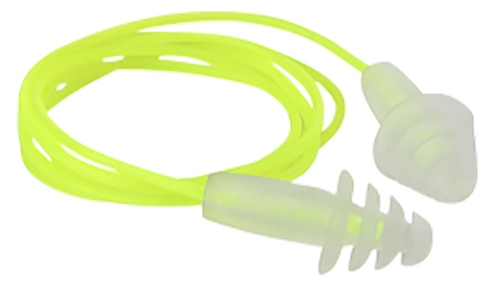 Radians Resistor Flanged Earplugs Thermoplastic 27dB Yellow/Clear