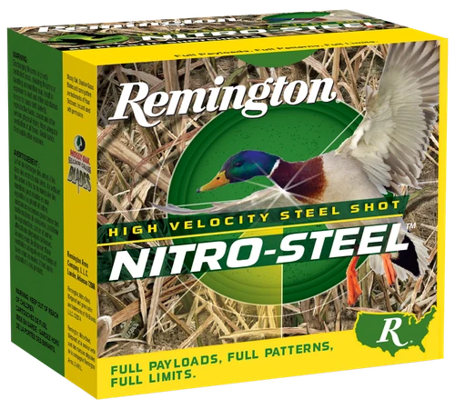 Remington Nitro-Steel High Velocity TShot 12 Gauge Ammo 3" 1-3/8oz T 25 Rounds - 20852