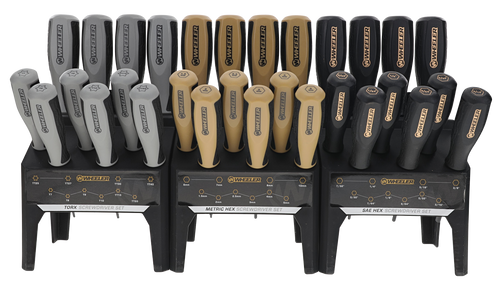 Wheeler Hex/Torx Benchtop Screwdriver Set Rubber Handle