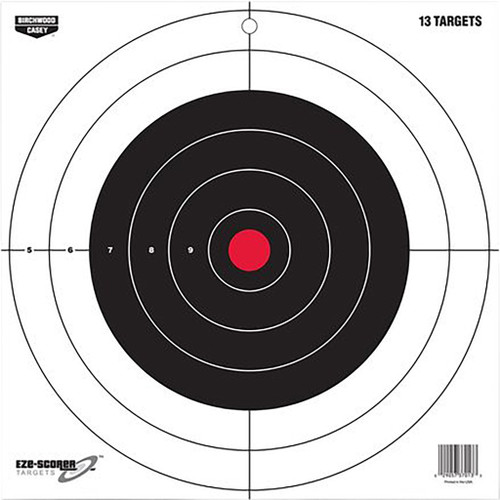 Birchwood Casey EZE-Scorer Target Bullseye 12 in. 13 Pack