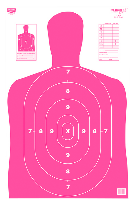 Birchwood Casey EZE-Scorer BC-27 Silhouette Paper Target