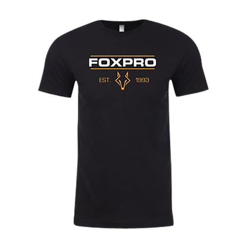FOXPRO Est. 93 Black Cotton/Polyester Short Sleeve Small - E93BS