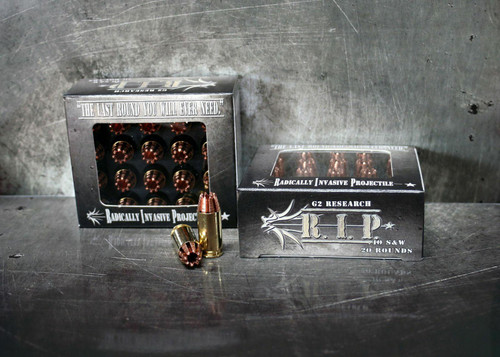 G2 Research R.I.P. Handgun Ammunition .40 S&W 115 gr HP 20/ct