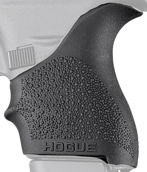 Hogue HandAll Beavertail Grip Sleeve Textured Black Rubber for Glock 42 43