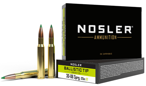 Nosler Ballistic Tip 30-06Springfield 125gr Spitzer Ballistic